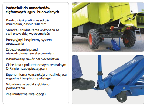 Podnośnik hydrauliczny żaba AC Hydraulic DK40Q 4000 kg 